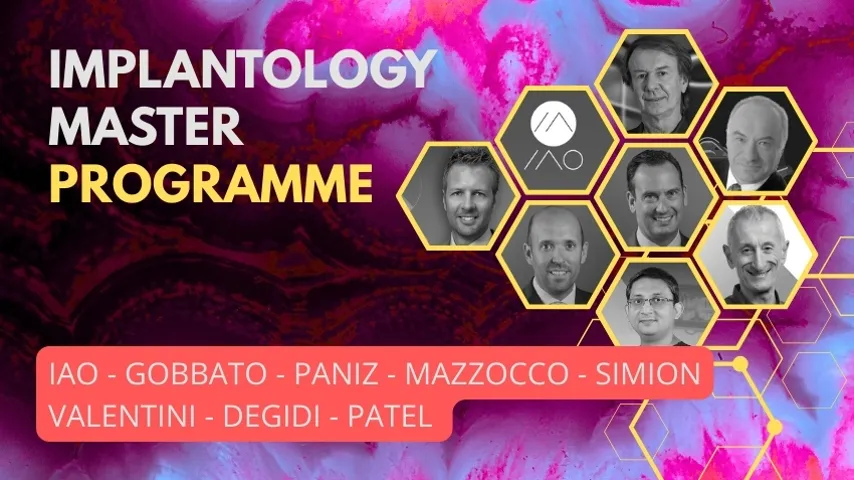 PERCORSO FORMATIVO Implantology Master Programme INT