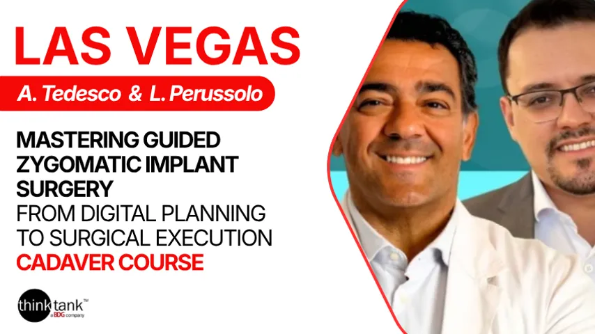 Master Guided Zygomatic Implant Surgery: from digital planning to surgical execution - CADAVER COURSE