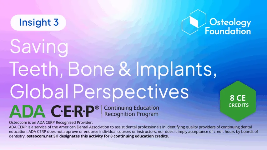 ADA CERP - Saving bone, teeth and implants - Global perspectives